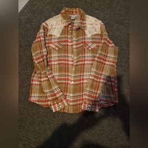 Womens western flannel